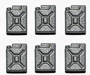 NPE NZ 22464 - H0 - Kraftstoffkanister anthrazitgrau (6 Stück)